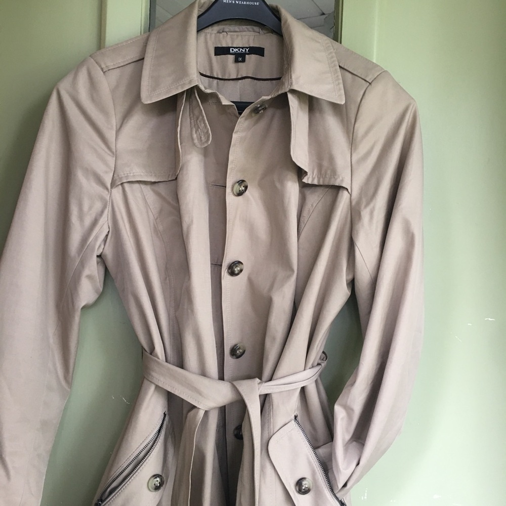 DKNY Plus Size Classic Trench Coat
